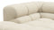 Tufty - Tufty Sectional, Small L, Left, Eggshell Boucle