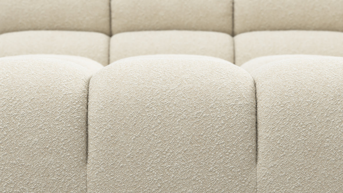Tufty - Tufty Sectional, Small L, Left, Eggshell Boucle