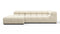 Tufty - Tufty Sectional, Small L, Left, Eggshell Boucle