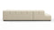 Tufty - Tufty Sectional, Small L, Left, Eggshell Boucle