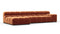 Tufty - Tufty Sectional, Small, Left Chaise, Spice Velvet