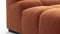 Tufty - Tufty Sectional, Small, Right Chaise, Spice Velvet