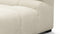 Tufty - Tufty Sectional, Small, Left Chaise, Eggshell Boucle
