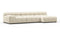 Tufty - Tufty Sectional, Small, Right Chaise, Eggshell Boucle