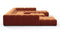 Tufty - Tufty Sectional, U Shape, Spice Velvet