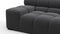 Tufty - Tufty Sectional, Extra Large Left Corner, Ink Brushed Weave