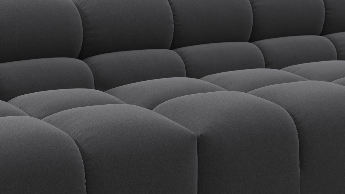 Tufty - Tufty Sectional, Extra Large Left Corner, Ink Brushed Weave