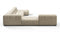 Tufty - Tufty Sectional, Extra Large Left Corner, Beige Gray Chenille