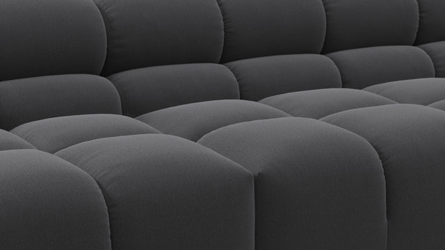 Tufty - Tufty Sectional, Extra Large Sofa, Ink Brushed Weave