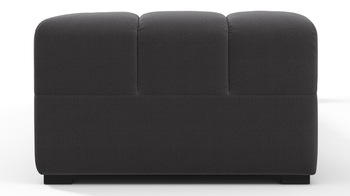 Tufty - Tufty Sectional, Extra Large Sofa, Ink Brushed Weave