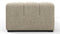 Tufty - Tufty Sectional, Extra Large Sofa, Beige Gray Chenille