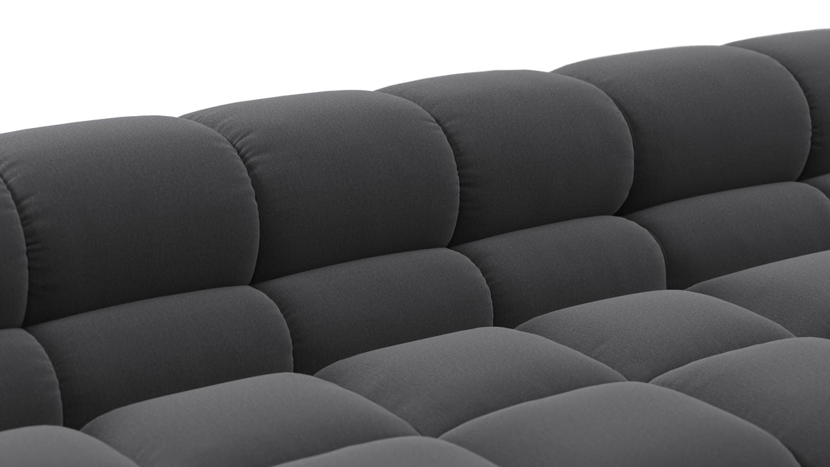 Tufty - Tufty Sectional, Large Left Corner, Ink Brushed Weave