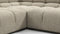 Tufty - Tufty Sectional, Large Left Corner, Beige Gray Chenille