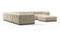 Tufty - Tufty Sectional, Large Left Corner, Beige Gray Chenille