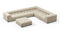 Tufty - Tufty Sectional, Large Right Corner, Beige Gray Chenille