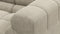 Tufty - Tufty Sectional, Left Corner, Beige Gray Chenille
