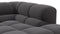 Tufty - Tufty Sectional, Small L, Left, Ink Brushed Weave