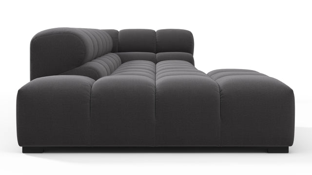 Tufty - Tufty Sectional, Small L, Left, Ink Brushed Weave
