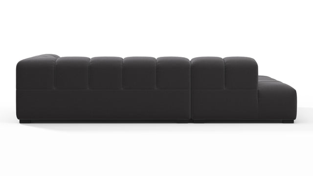 Tufty - Tufty Sectional, Small L, Left, Ink Brushed Weave