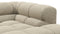 Tufty - Tufty Sectional, Small L, Left, Beige Gray Chenille