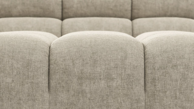 Tufty - Tufty Sectional, Small L, Left, Beige Gray Chenille