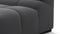 Tufty - Tufty Sectional, Small, Left Chaise, Ink Brushed Weave
