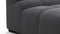 Tufty - Tufty Sectional, Small, Right Chaise, Ink Brushed Weave