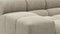 Tufty - Tufty Sectional, Small, Left Chaise, Beige Gray Chenille
