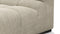 Tufty - Tufty Sectional, Small, Left Chaise, Beige Gray Chenille