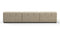 Tufty - Tufty Sectional, Small, Left Chaise, Beige Gray Chenille