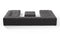 Tufty - Tufty Sectional, U Shape, Ink Brushed Weave