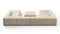 Tufty - Tufty Sectional, U Shape, Beige Gray Chenille
