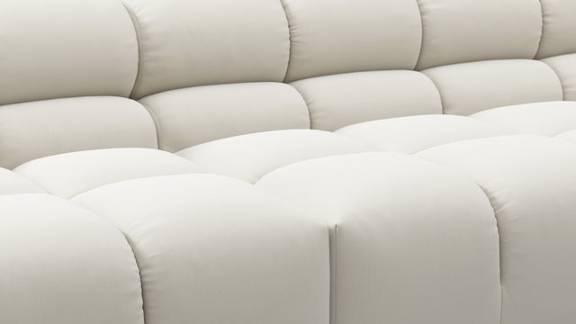 Tufty - Tufty Sectional, Extra Large Left Corner, Oatmeal Brushed Weave