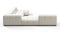 Tufty - Tufty Sectional, Extra Large Left Corner, Oatmeal Brushed Weave