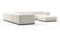 Tufty - Tufty Sectional, Large Left Corner, Oatmeal Brushed Weave