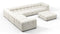 Tufty - Tufty Sectional, Large Left Corner, Oatmeal Brushed Weave