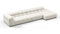 Tufty - Tufty Sectional, Large, Right Chaise, Oatmeal Brushed Weave