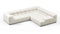 Tufty - Tufty Sectional, Right Corner, Oatmeal Brushed Weave