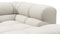 Tufty - Tufty Sectional, Small L, Left, Oatmeal Brushed Weave