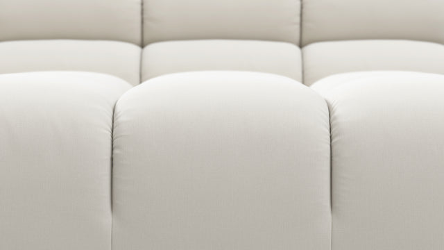 Tufty - Tufty Sectional, Small L, Left, Oatmeal Brushed Weave