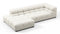 Tufty - Tufty Sectional, Small L, Left, Oatmeal Brushed Weave