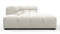 Tufty - Tufty Sectional, Small L, Left, Oatmeal Brushed Weave