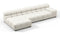 Tufty - Tufty Sectional, Small, Left Chaise, Oatmeal Brushed Weave