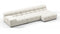 Tufty - Tufty Sectional, Small, Right Chaise, Oatmeal Brushed Weave