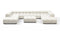 Tufty - Tufty Sectional, U Shape, Oatmeal Brushed Weave