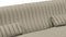 Sandra - Sandra Three Seater Sofa, Beige Gray Vegan Leather