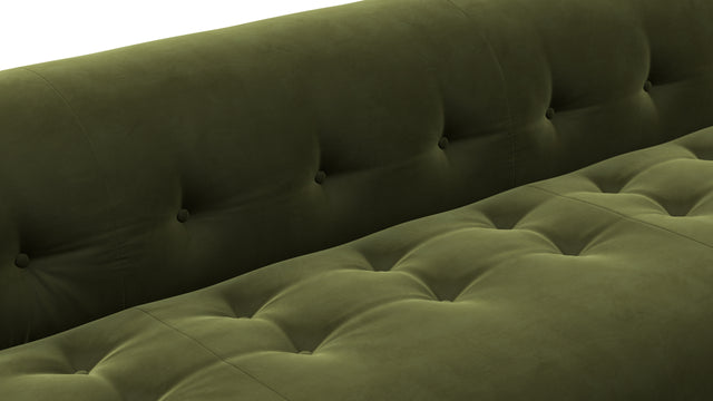 Soriana - Soriana Three Seater Sofa, Thyme Luxe Velvet