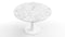 Aarhus - Aarhus Round Dining Table, Carrara Marble, 47in