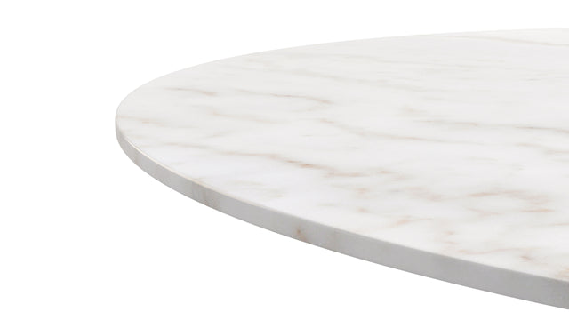 Aarhus - Aarhus Round Dining Table, Calacatta Marble, 47in