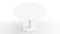Aarhus - Aarhus Round Dining Table, White Lacquer, 47in